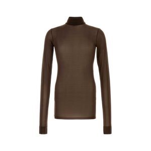 Saint Laurent Men Brown Jersey Top